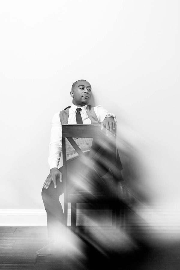Edward Williams at a speaking engagement